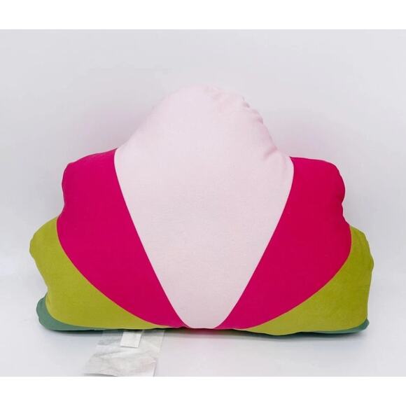 TURKEY Decorative Plush Pillow Bullseye Thanksgiving 12" x 12" - Picture 4 of 4